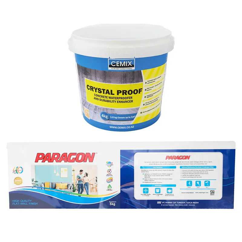 Seau de peinture PP avec étiquette IML par moulage par injection