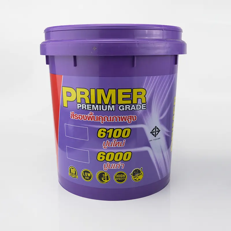 Étiquette IML de moulage par injection de seau de peinture PP